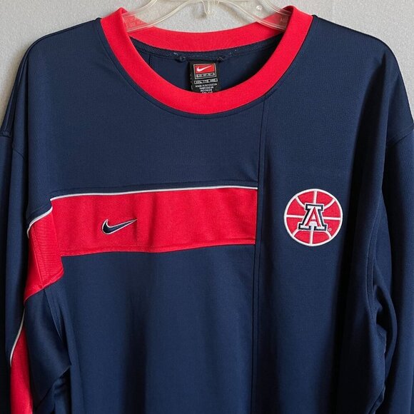 Nike Dri-Fit Elite AZ Wildcats Blue and Red Pullover Sweatshirt Size XXL - Picture 5 of 11